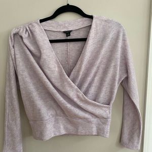 Wrap sweater ballerina shrug